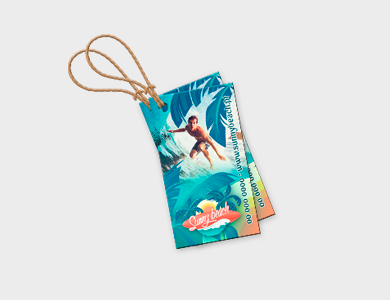 Tag Couchê 300g Sem Verniz 5x9cm - 4x4 - 250 unid